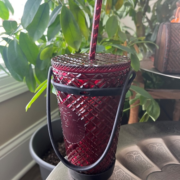 Louis Vuitton Lock and Key with ✨NWT STARBUCKS 2022 RED Jeweled Tumbler✨ - Picture 5 of 12